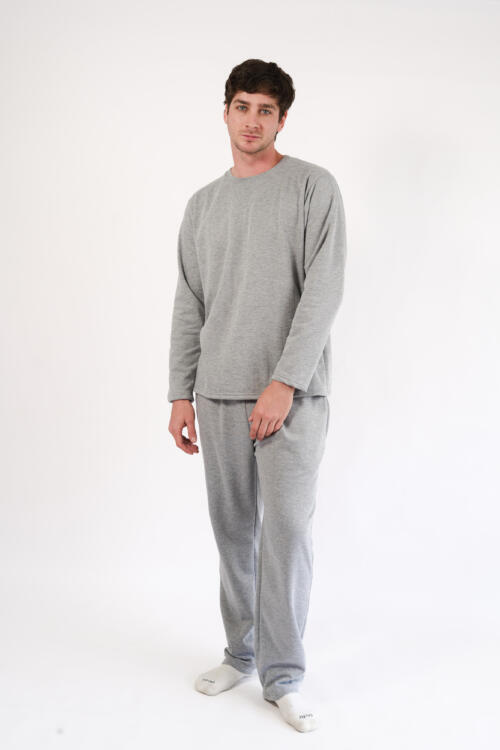 Pijama hombre franela