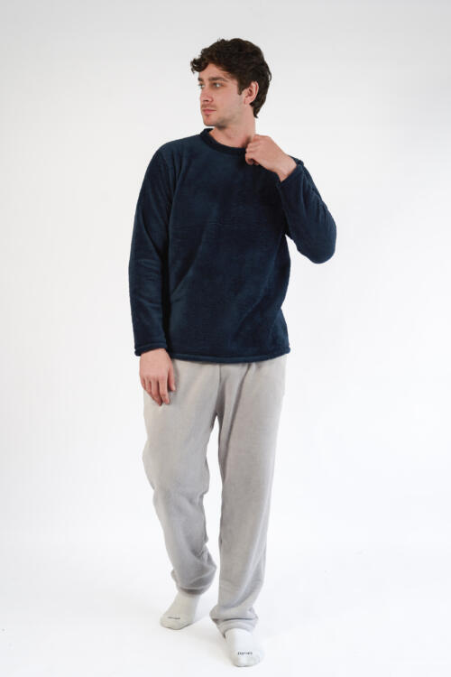 Pijama hombre felpa